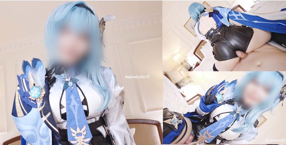 [Aliceholic13 ありすほりっく]💙❄️ムチムチ酔いどれ巨乳騎士にお持ち帰りされ、精子が枯れ果てるまで太ももと生膣にトロトロ甘サド搾精される動画