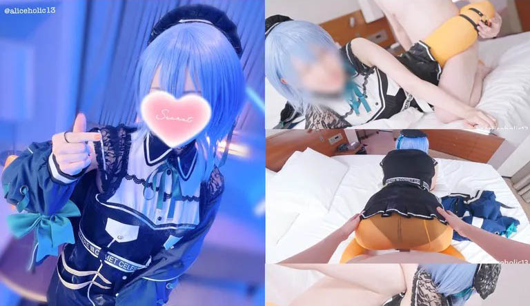 [Aliceholic13 ありすほりっく] 💙🧡常識改変アプリ&スローセックスで完全発情しきった推しコスプレイヤー配信者とセッ◯スしないと出られない部屋で、イキっぱなし