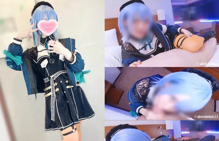 [fantia-2783624][ありすほりっく Aliceholic13] 💙アイドル衣装でタイツコキ♡乳首責めパンツコキバキュームフェラで口内射精🧡