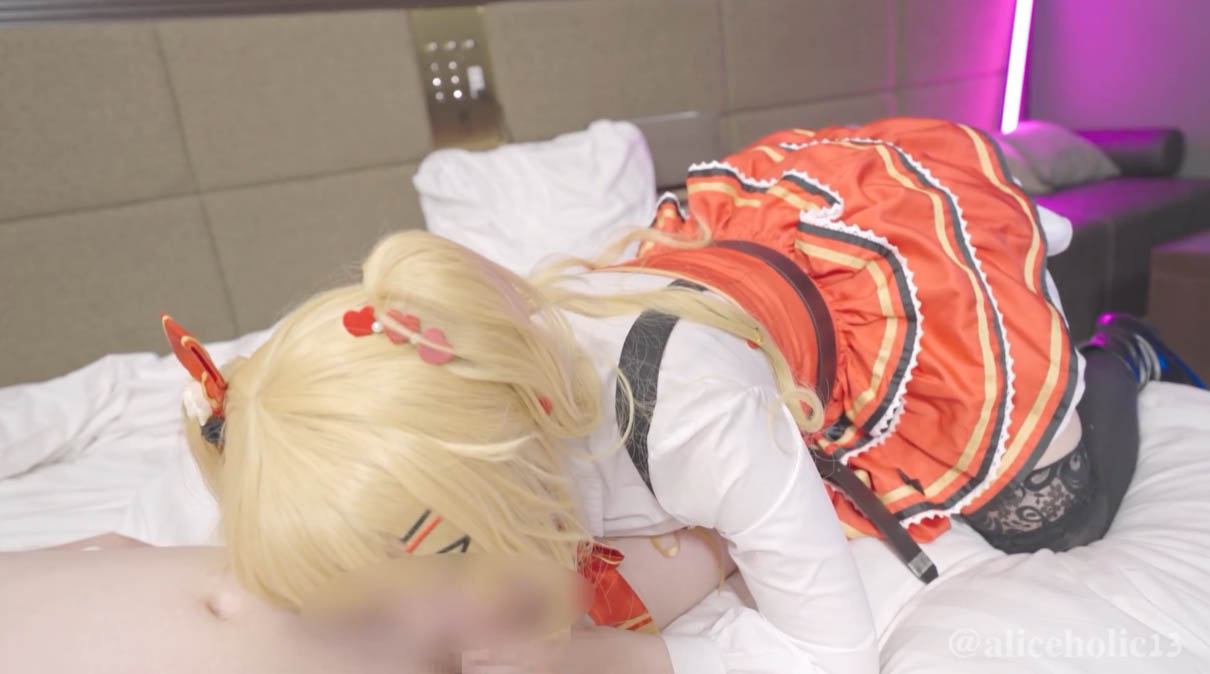 【Aliceholic13】Vtuberコスプレイヤーのエグすぎるフェラチオで大量口内射精 【ありすほりっく】