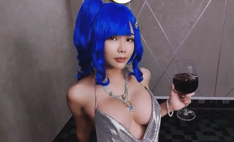 【自拍】minichu 聖路易斯(碧藍航線) 女神在宴會結束後