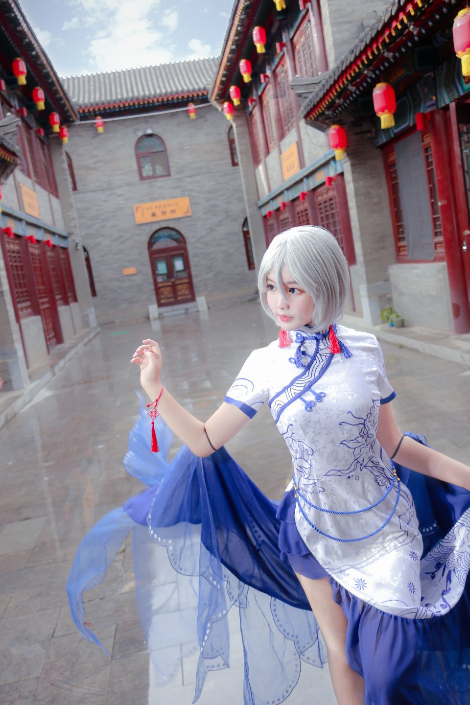 The Azure Melody – Yan He Blue and White Porcelain Ver. [8P]