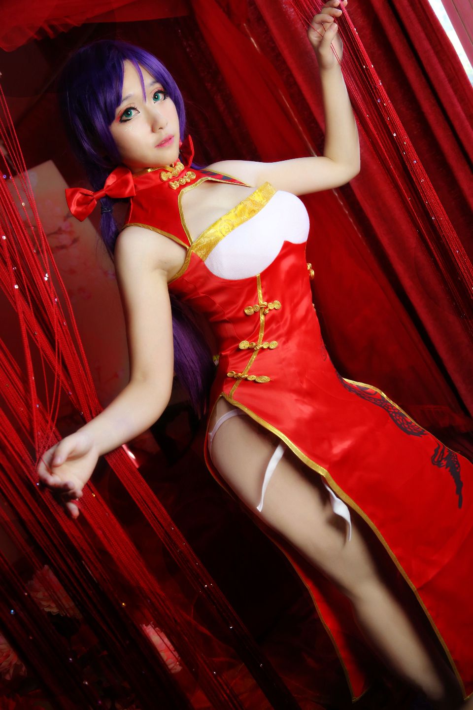 The Empress of Azure Midnight – Tojo Nozomi New Year Qipao [10P]