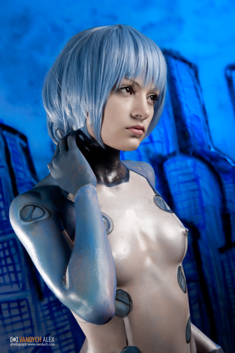 The Human Instrumentality – Rei & Asuka Bodypaint Cosplay [32P]