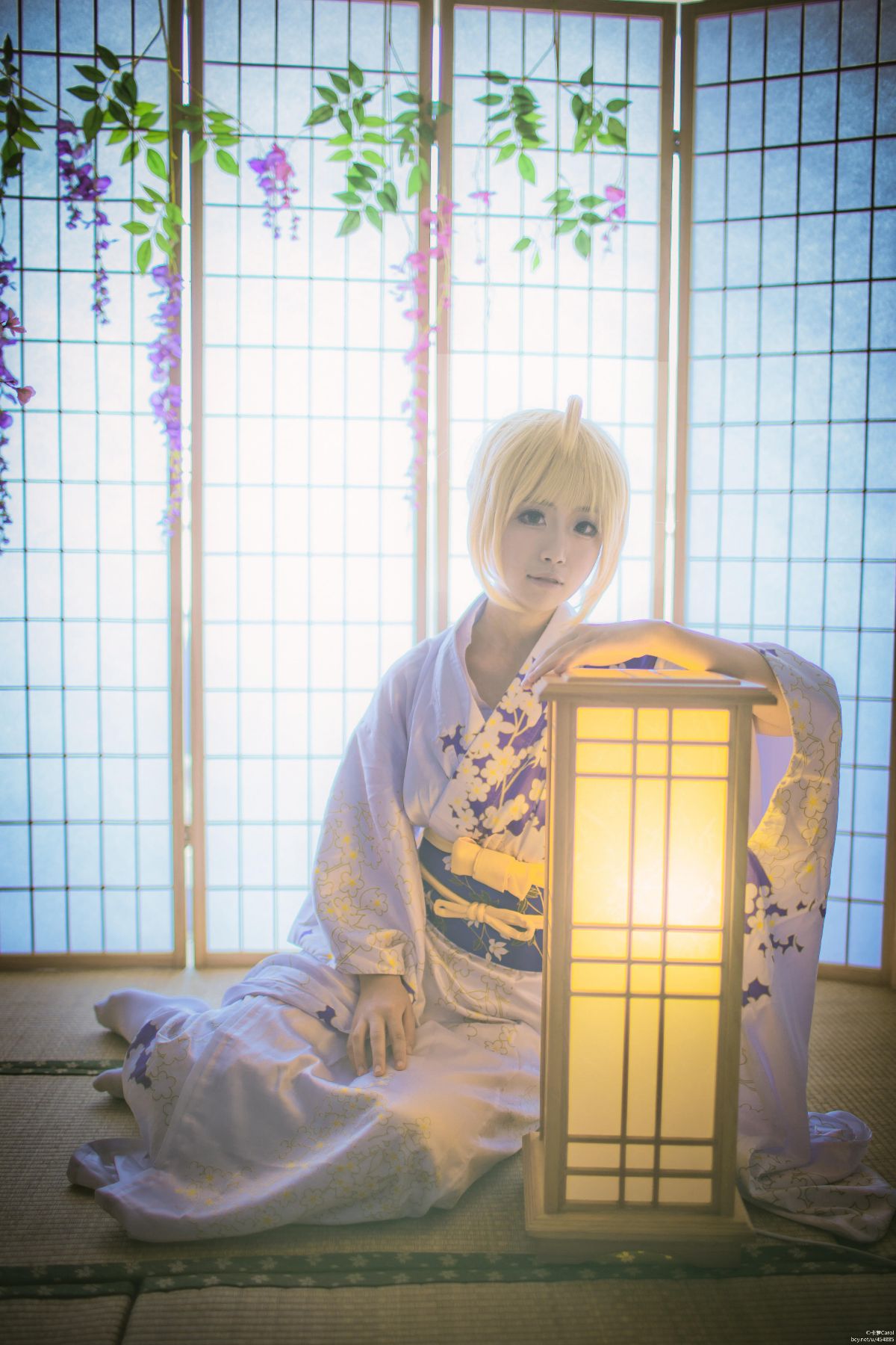 The King’s Serene Blossom – Artoria Pendragon (Saber) Kimono Ver. [10P]