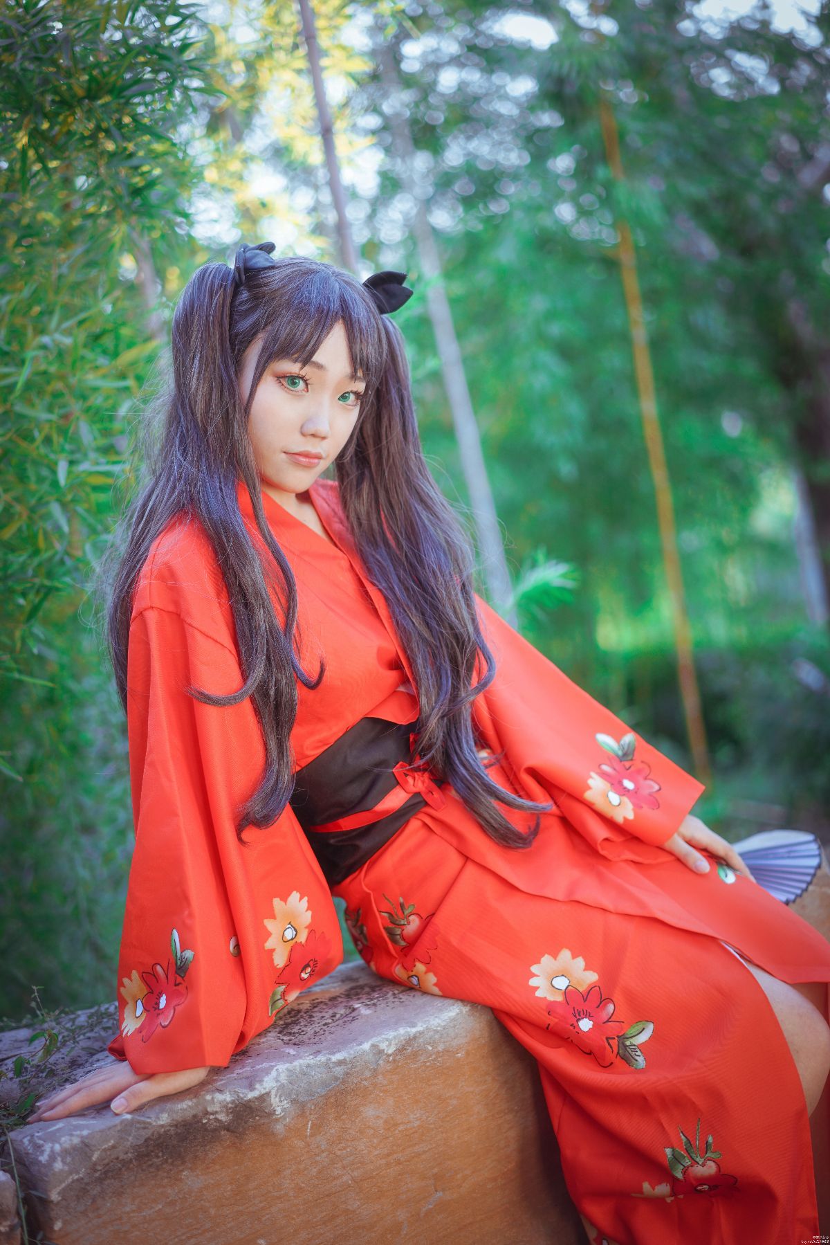 Summer Night Radiance – Tohsaka Rin Yukata Ver. [11P]