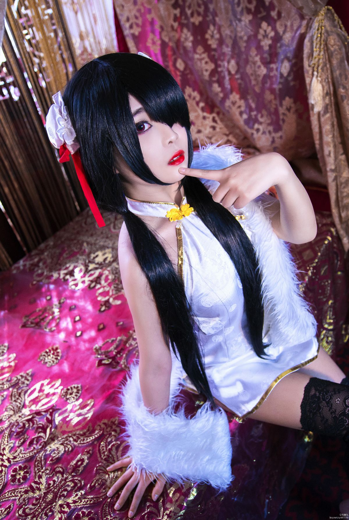 The Scarlet Nightmare – Kurumi in Crimson Cheongsam [16P]
